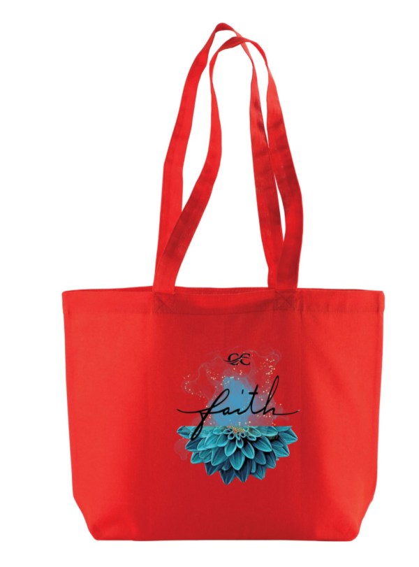 Shopper con soffietto alla base in cotone - Faith