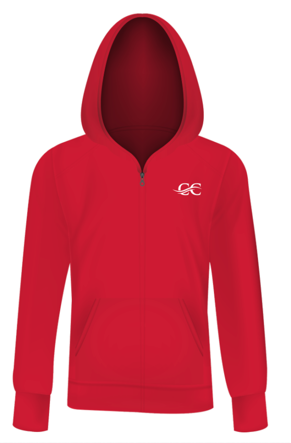 Felpa Cappuccio Unisex con zip - Croce leone