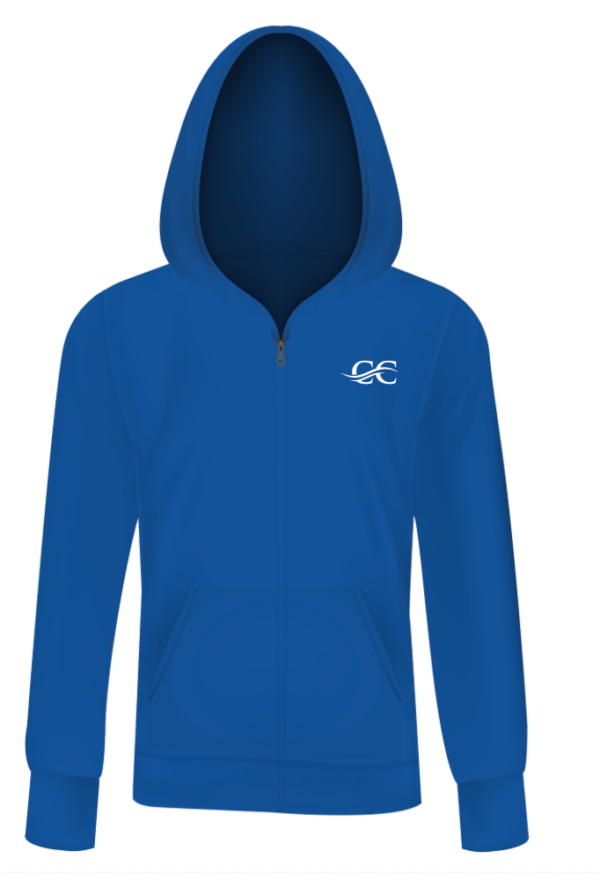 Felpa Cappuccio Unisex con zip - Jesus in the King