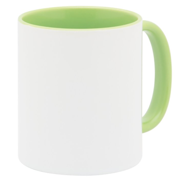 Tazza colorata tinta unita con stampa - 350 ml