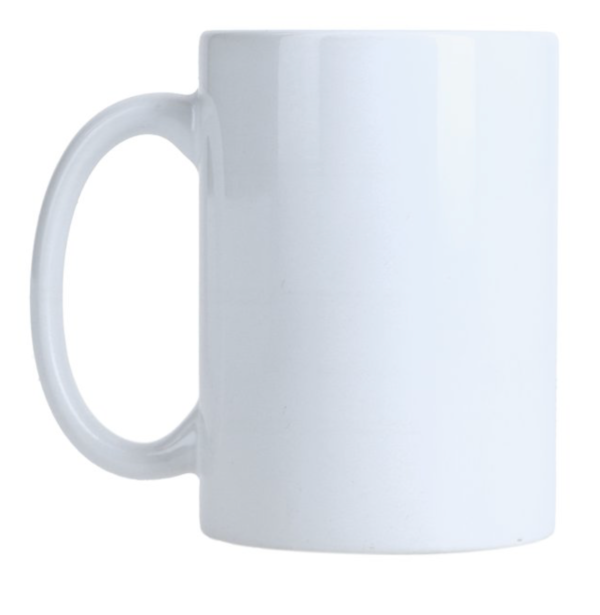 Tazza bianca con stampa - 325 ml